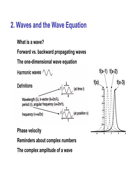 2. Waves and the Wave Equation - DocsLib