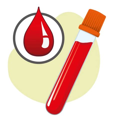 Cartoon colorful blood test Vector Art Stock Images | Depositphotos