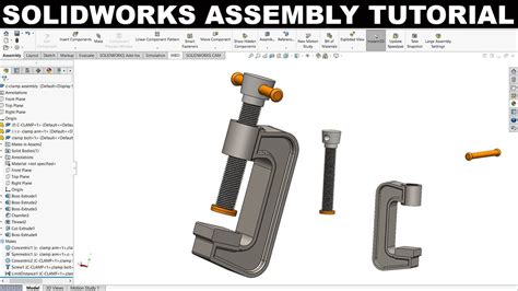 Solidworks Tutorial Assembly From Standard To Advanced Mate Youtube