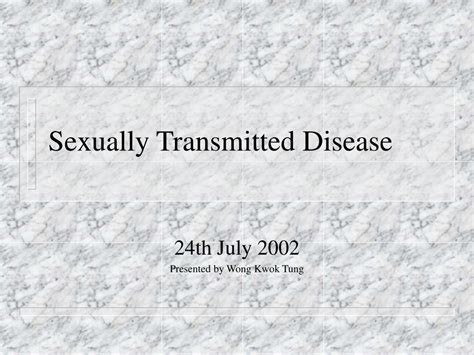 Ppt Sexually Transmitted Disease Powerpoint Presentation Free Download Id 3119628