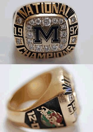 Michigan National Championship Ring For Sale Mvictors