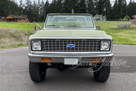 Lot 781 1971 Chevrolet K5 Blazer Custom Suv Barrett Jackson