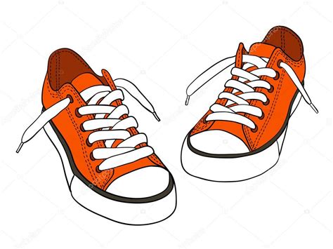 Cartoon sneakers — Stock Vector © texturis #34492043