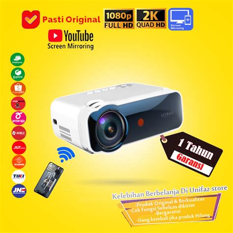 Jual Proyektor Wifi Original Projector Mini Lumens Proyektor