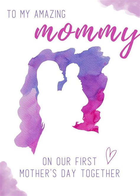 Editable 1st Mothers Day Card To My Amazing Mommy Printable Instant