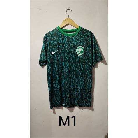 Jual Jersey Bola Negara Arab Saudi Home World Cup GO Import Shopee