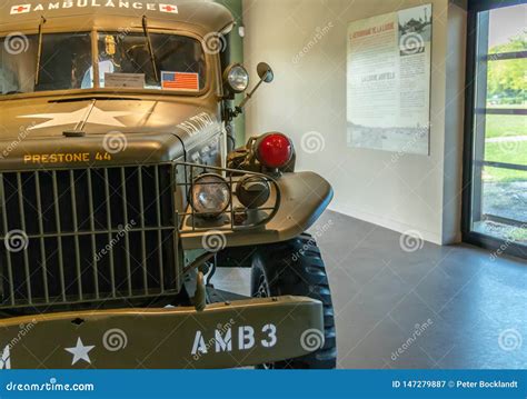 Dodge Wc54 Ambulance In The Airborne Museum Normandy Editorial