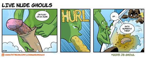 Live Nude Ghouls Comic Strip 10 28 By Jbghoul Hentai Foundry