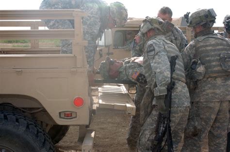 Lancers Train For Real Life Casualties Article The United States Army