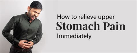 How to Relieve Upper Stomach Pain Immediately? - Rela Hospital