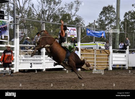 Australian Outback Rodeo Stock Photo Alamy