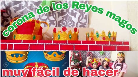 Como Hacer Corona De Los Reyes Magos Con Fomy Facil Y Rapido DIY