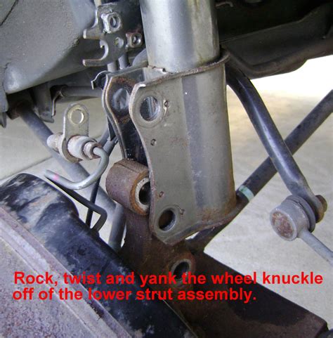 Replacing The Rear Strut And Or Coil Spring On A Toyota Camry With