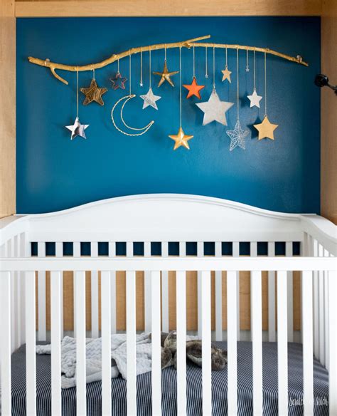 Diy Baby Mobile With Stars And Moon By Scratch And Stitch Diy Baby