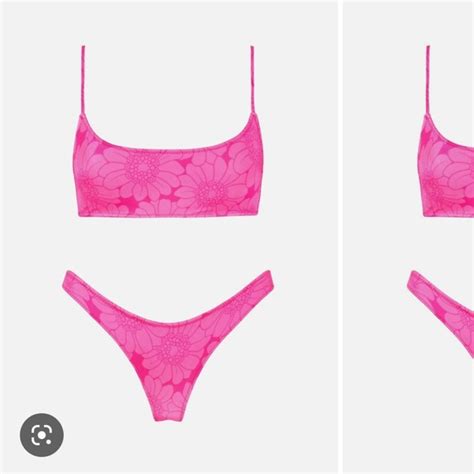 Swim Pink Triangl Bikini Poshmark