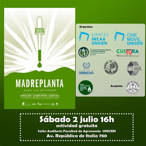 Se proyectará un documental sobre cannabis medicinal en Agronomía