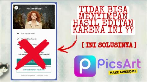 Cara Menyimpan Foto Editan Di Picsart Solusi Tidak Bisa Menyimpan Foto