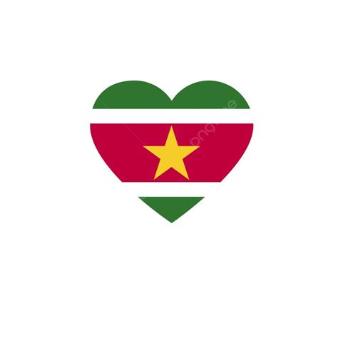 Suriname Vector PNG Images, Suriname Flag Design Vector, White, America ...