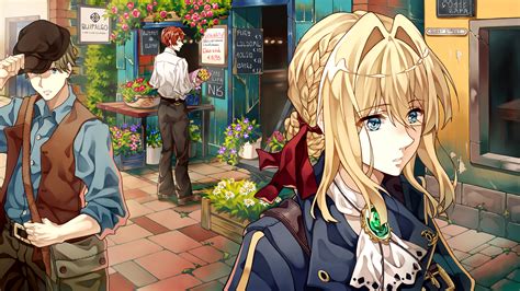 Violet Evergarden Gilbert Bougainvillea And Benedict Blue Violet Evergarden Drawn By Cheese