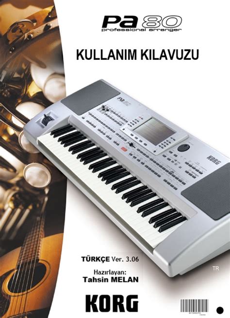 Korg PA 80 Kullanım Kılavuzu Tahsin MELAN