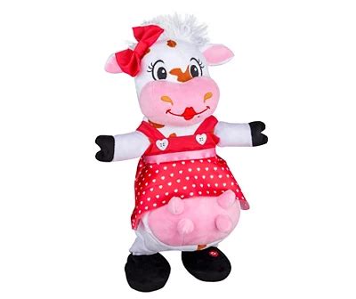 14.1" Belly Shaking Cow Animated Plush Decor | Big Lots