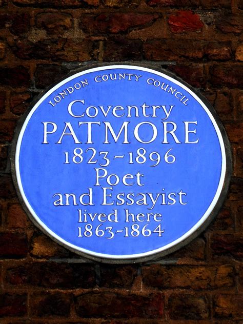 Coventry Patmore Poet And Essayist Lived Here Flickr