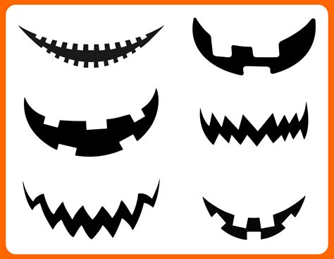 Jack O Lantern Mouth Template