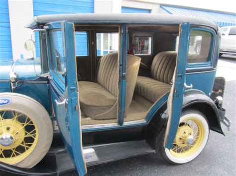 1930 Ford Model A Touring Sedan For Sale Photos Technical