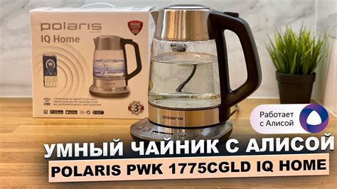 Купил умный чайник с Алисой Polaris PWK 1775CGLD IQ Home Какие умные