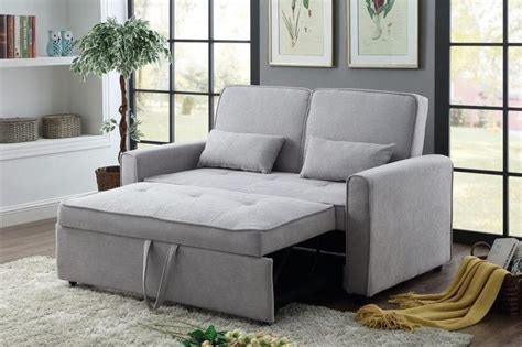 GREY VELVET SOFA BED - Trails End Furniture