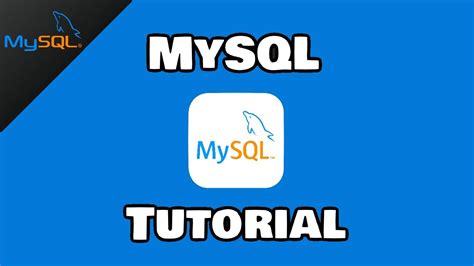 MySQL Tutorial For Beginners Intro Installation YouTube