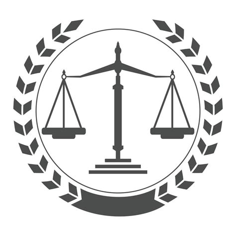 Law Balance And Attorney Monogram Logo Design Law Firm And Office