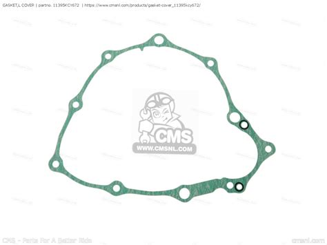 11395KCY672 Gasket L Cover Nas Honda Buy The 11395 KCY 672 At CMSNL