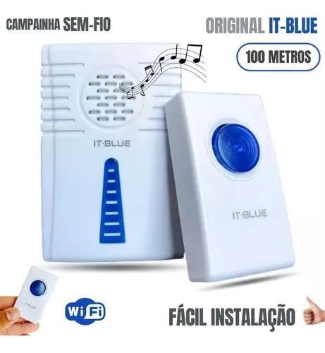 Campainha Sem Fio Residencial Wireless De Longo Alcance Wifi MercadoLivre