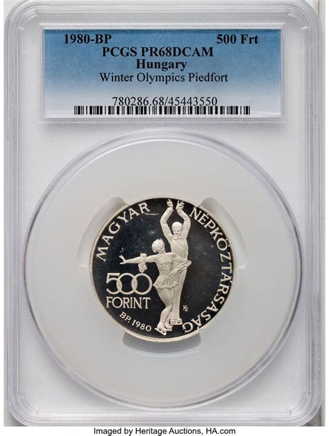 500 Forint Winter Olympics Lake Placid Hungary Numista