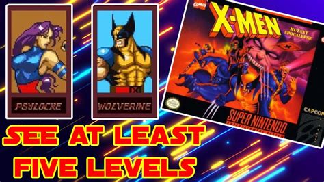 X Men Mutant Apocalypse For The Snes Youtube