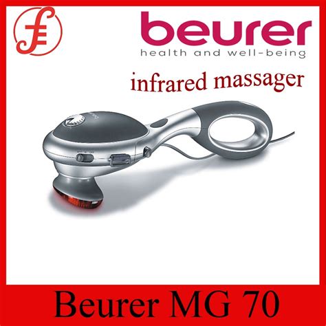 Beurer Mg70 Handheld Percussion Massager With Removable Handle And Infrared Heat Mg70 Shopee