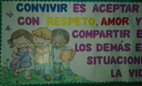 Pin De Gloria Gallego En Carteleras Escolares Convivencia En La Escuela Actividades Escolares