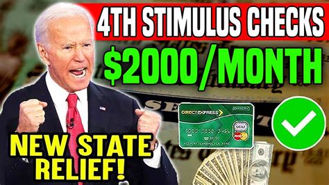 2000 MO Automatic Deposits Confirmed 4th Stimulus Checks Signed Into