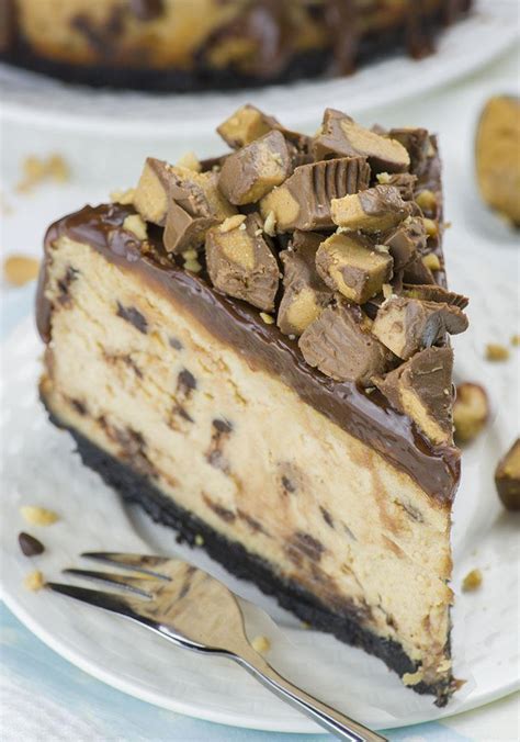 Chocolate Peanut Butter Cheesecake An Easy Reese S Cup Cheesecake