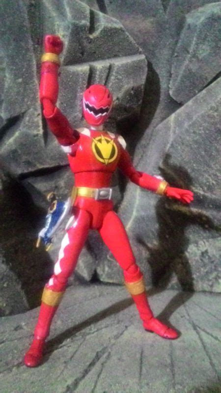 S H Figuarts Aba Red Power Rangers Custom Diorama Playset