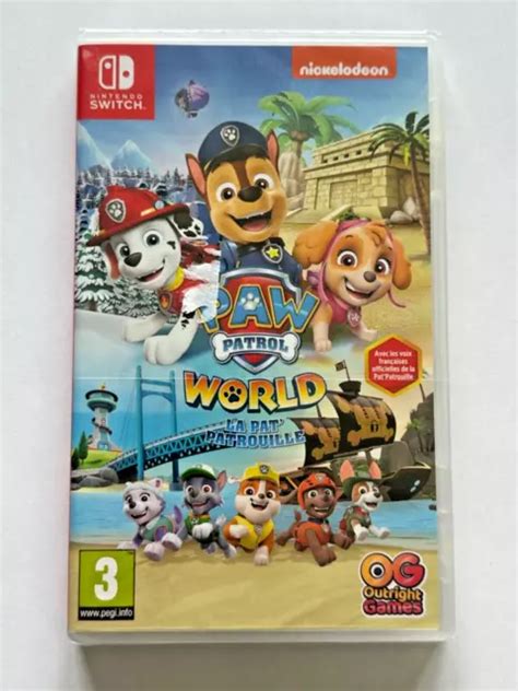 NINTENDO SWITCH Paw Patrol World la Pat Patrouille Neuf Français