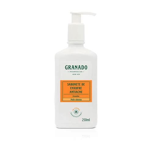 Sabonete Facial Granado Enxofre Anti Acne Pele Oleosa 250ml Soneda