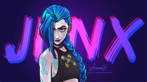 How To Draw Jinx From Arcane League Of Legends Youtube League Of