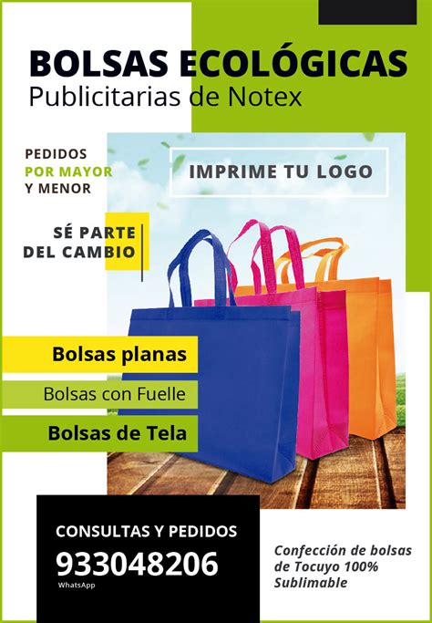 Bolsas Ecol Gicas Publicitarias Ate Anuncios