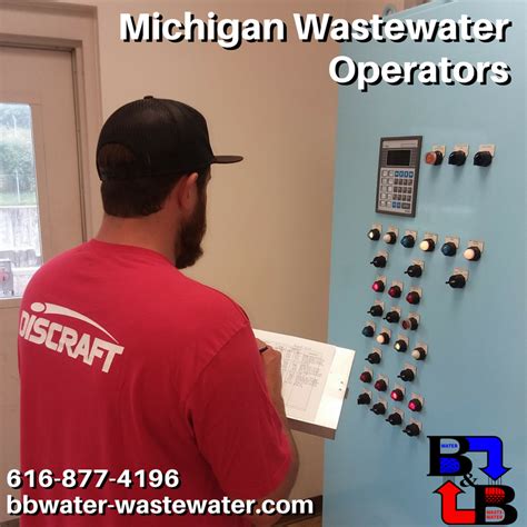 Michigan wastewater operators from B&B Water / Wastewater Consultants