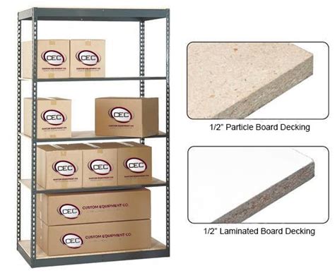 A Boltless Bulk Storage Shelving Complete Five Shelf Units