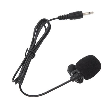 MOH Micro Cravate Lavalier Clip On Microphone Filaire Lavalier Revers