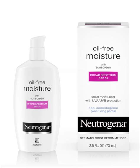 Oil-Free Face Moisturizer With Broad Spectrum SPF 35 | NEUTROGENA®