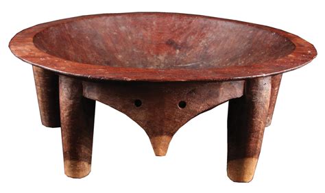 A Tongan Wooden Kava Bowl With The Kenneth Webster Collection Of